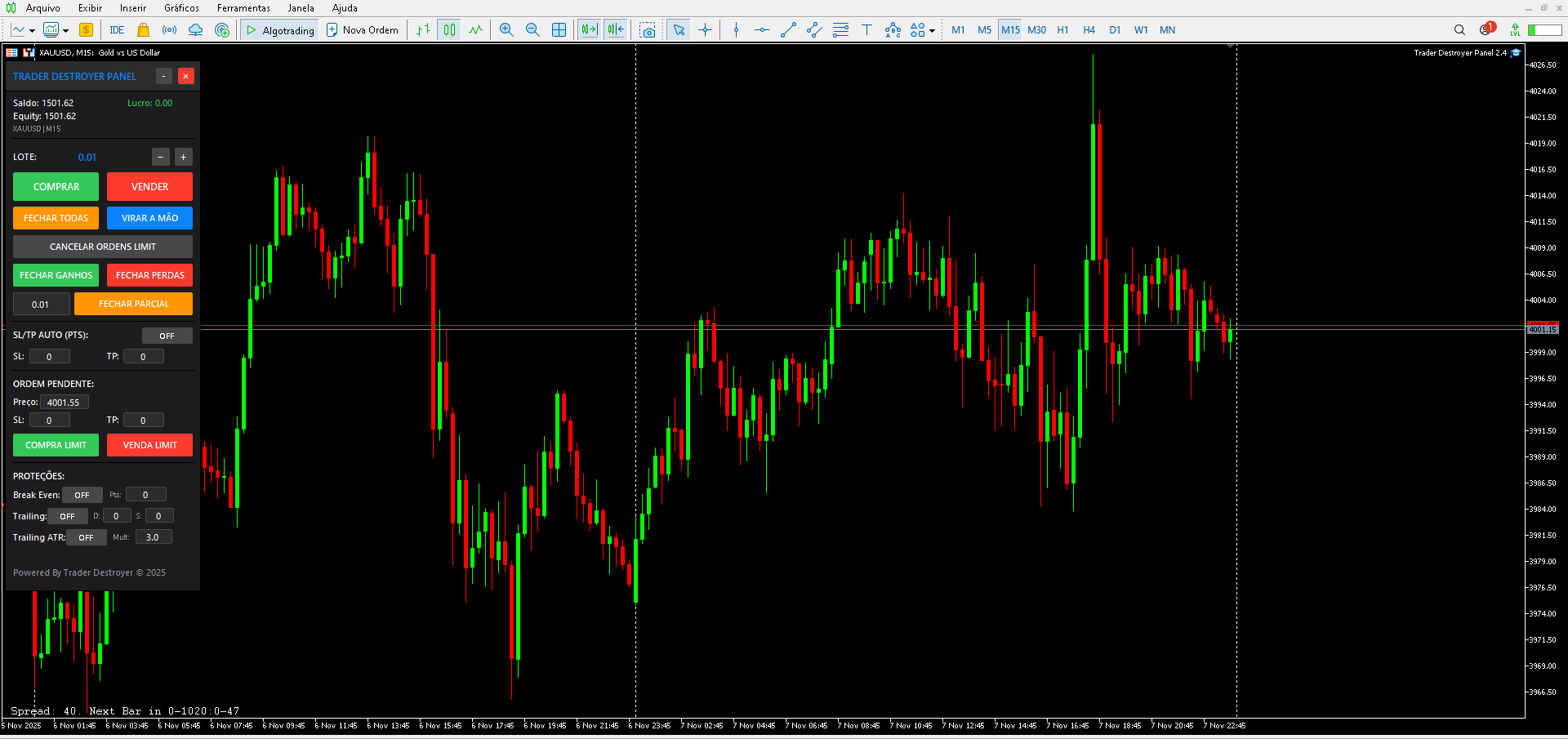 Trader Destroyer Panel